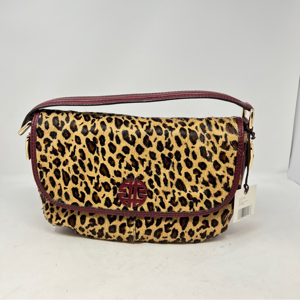 ❤️Antonio Melani Leopard Calf Hair Handbag.